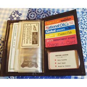 Vintage Tanners Council of America Genuine Glove Leather Woman’s Bifold Wallet